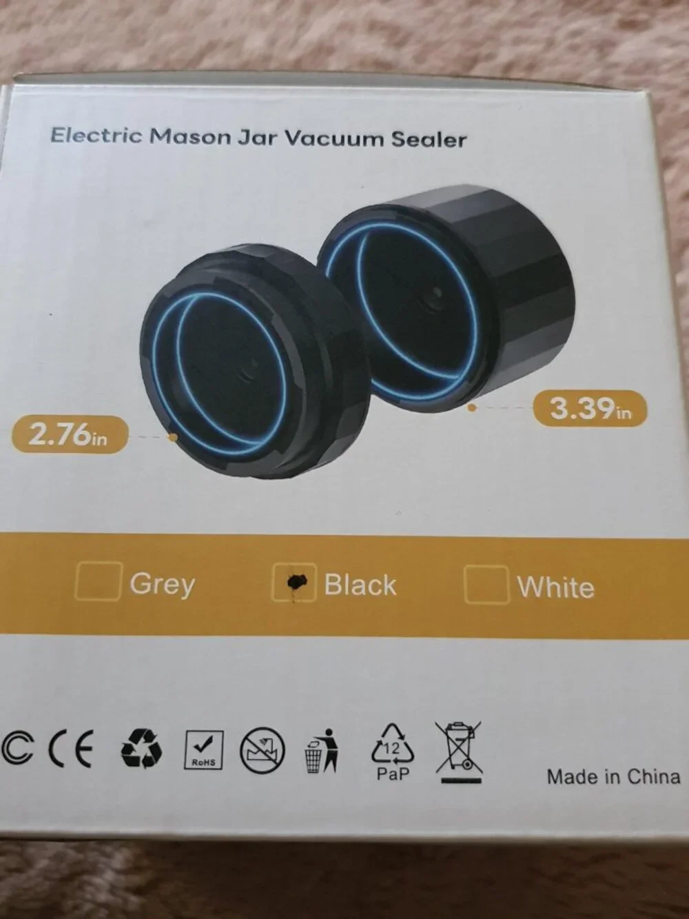 NEW Electric Mason Jar Vacuum Sealer for Mason Jars